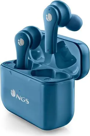 NGS Artica Bloom Wireless BT Earphones, Azure