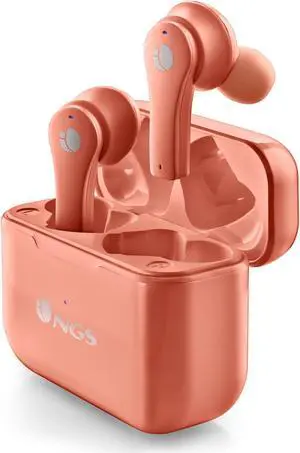 NGS Artica Bloom Wireless BT Earphones, Coral