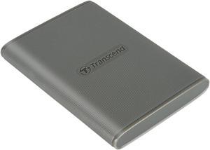 2TB Transcend ESD360C Portable SSD USB Type-A/Type-C Gray