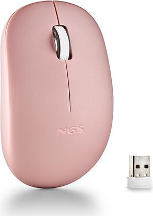 NGS Fog Pro, Wireless Silent Mouse, Pink