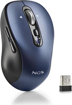 NGS INFINITY-RB Wireless and Rechargeable Multimode Mouse, Blue