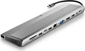 NGS Wonderdock Pro 12-to-1 USB-C Multi-Port Adapter & Stand