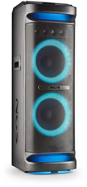 NGS Wild Space 3, 4000W Wireless BT Speaker with Double 10" Woofer USB/BT(TWS)/AUX In