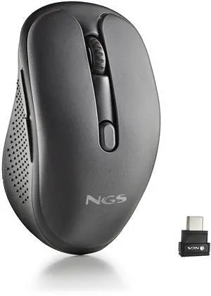 NGS Evo Jot, Wireless Rechargeable USB-C Mouse with Multimode Connection