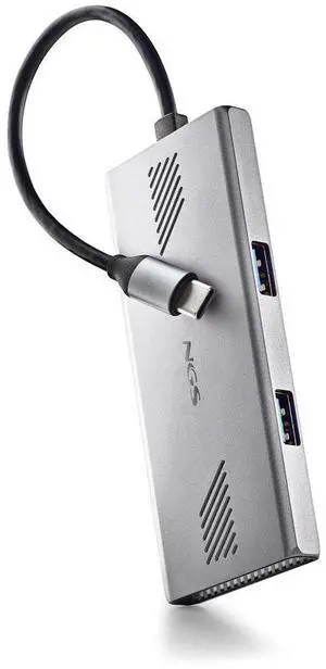 NGS Wonderduo-C USB-C Hub, 4-Port Expansion for USB-C & USB-A Devices