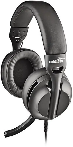 NGS VOX805 USB-C Stereo Headset, Black