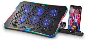 NGS HERO STAND Laptop Cooling Stand with RGB Lighting and 6 Fans
