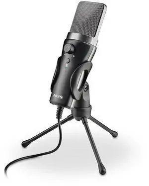 NGS MS120 USB Desktop Microphone with Volume Control and Mute Function