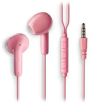 NGS Cross Flip, In-Ear Wired Headphones with 3.5mm Jack, Microphone and Control Buttons, Pink NGS Cross Flip, In-Ear Wired Headphones with 3.5mm Jack, Microphone and Control Buttons, Pink