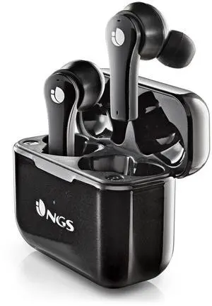 NGS Artica Bloom, Wireless BT Earphones, Black