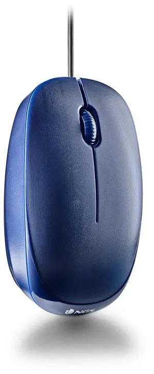 NGS Flameblue, Desktop USB Wired Optical Mouse, Blue