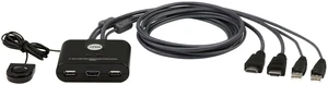 ATEN 2-Port USB FHD HDMI Cable KVM Switch ATEN 2-Port USB FHD HDMI Cable KVM Switch