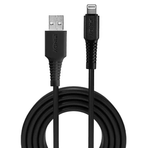 Lindy 1m USB to Lightning Cable, Black Lindy 1m USB to Lightning Cable, Black