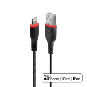 Lindy 1m Reinforced USB Type A to Lightning Cable Lindy 1m Reinforced USB Type A to Lightning Cable