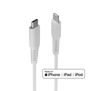 Lindy 1m USB Type C to Lightning Cable, White Lindy 1m USB Type C to Lightning Cable, White