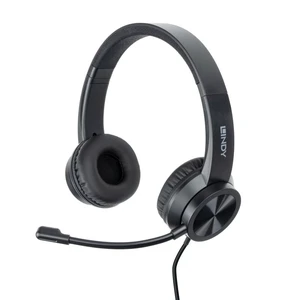 Lindy USB-C Office Headset with USB A to C Adapter Lindy USB-C Office Headset with USB A to C Adapter