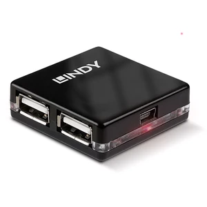 Lindy USB 2.0 Mini Hub 4 Port Lindy USB 2.0 Mini Hub 4 Port