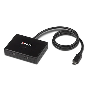 Lindy 2 Port USB 3.2 Gen 2 Type C Bi-Directional Switch Lindy 2 Port USB 3.2 Gen 2 Type C Bi-Directional Switch