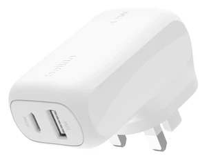 Belkin WCB009MYWH mobile device charger Universal White AC Fast charging Indoor Belkin WCB009MYWH mobile device charger Universal White AC Fast charging Indoor