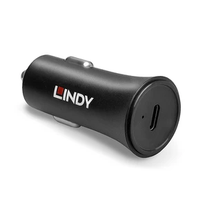 Lindy Single Port USB Type C PD Car Charger, 27W Lindy Single Port USB Type C PD Car Charger, 27W