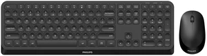 Philips 3000 series SPT6307B/31 keyboard Mouse included RF Wireless QWERTY English Black Philips 3000 series SPT6307B/31 keyboard Mouse included RF Wireless QWERTY English Black