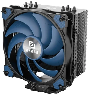 Akasa AK-CC4021HP01V1 computer cooling system Processor Air cooler 12 cm Aluminium, Black, Blue 1 pc(s) Akasa AK-CC4021HP01V1 computer cooling system Processor Air cooler 12 cm Aluminium, Black, Blue 1 pc(s)