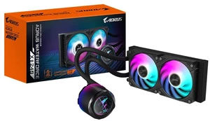 Gigabyte AORUS WATERFORCE X II 240 AIO Liquid CPU Cooler- 2x120mm ARGB Fans, full-color LCD, MAGNETIC interlocking mechanism, DAISY-CHAIN, Intel LGA 1700 and AMD AM5 Compatible, 6 Year Warranty Gigabyte AORUS WATERFORCE X II 240 AIO Liquid CPU Cooler- 2x120mm ARGB Fans, full-color LCD, MAGNETIC interlocking mechanism, DAISY-CHAIN, Intel LGA 1700 and AMD AM5 Compatible, 6 Year Warranty