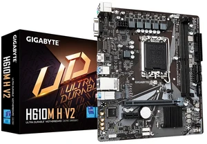 Gigabyte H610M H V2 Motherboard - Supports Intel Core 14th CPUs, 4+1+1 Hybrid Digital VRM, up to 5600MHz DDR5, 1xPCIe 3.0 M.2, GbE LAN, USB 3.2 Gen 1 Gigabyte H610M H V2 Motherboard - Supports Intel Core 14th CPUs, 4+1+1 Hybrid Digital VRM, up to 5600MHz DDR5, 1xPCIe 3.0 M.2, GbE LAN, USB 3.2 Gen 1