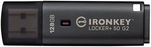 Kingston Technology IronKey 128GB Locker Plus 50 G2, FIPS 197, AES-256 Kingston Technology IronKey 128GB Locker Plus 50 G2, FIPS 197, AES-256