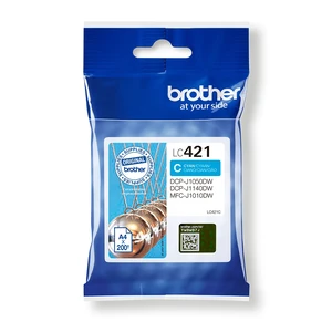 Brother LC-421C ink cartridge 1 pc(s) Original Cyan Brother LC-421C ink cartridge 1 pc(s) Original Cyan