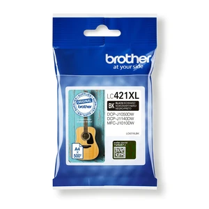 Brother LC-421XLBK ink cartridge 1 pc(s) Original High (XL) Yield Black Brother LC-421XLBK ink cartridge 1 pc(s) Original High (XL) Yield Black