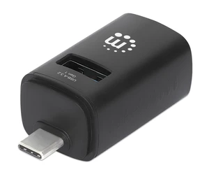 Manhattan USB-C 3-Port Hub, ULTRA COMPACT, 3x USB-A Ports (1x 5 Gbps USB 3.2 Gen1 aka USB 3.0, 3 x 480 Mbps USB 2.0), USB powered (no external power supply required) Manhattan USB-C 3-Port Hub, ULTRA COMPACT, 3x USB-A Ports (1x 5 Gbps USB 3.2 Gen1 aka USB 3.0, 3 x 480 Mbps USB 2.0), USB powered (no external power supply required)