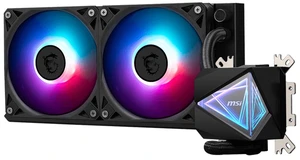 MSI MAG CORELIQUID I240 computer cooling system Computer case All-in-one liquid cooler 12 cm Black 1 pc(s) MSI MAG CORELIQUID I240 computer cooling system Computer case All-in-one liquid cooler 12 cm Black 1 pc(s)