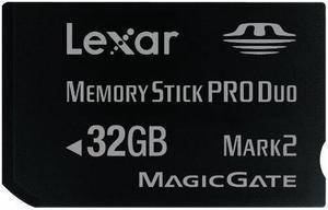 32GB Lexar Platinum II Memory Stick PRO Duo Mark2