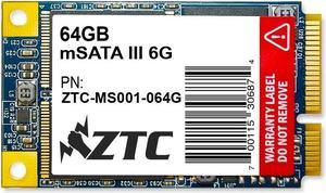 64GB ZTC Bulwark V2 mSATA 6G 50mm Solid State Disk - ZTC-MS001-064G