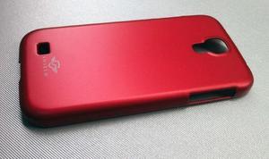 iShell Classic Red Snap-On Case + High Quality Screen Protector for Samsung Galaxy S4 Model CS-SAM-S4-RD