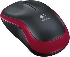 Logitech M185 Wireless Optical Mouse Red
