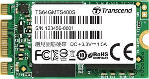 Transcend 64GB M.2 NGFF 2242 42mm SATA III 6Gbps SSD MLC Flash Model TS64GMTS400S
