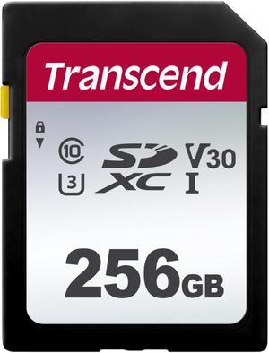 256GB Transcend 300S SDXC UHS-I U3 V30 SD Memory Card CL10 95MB/sec