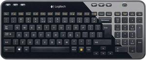 Logitech K360 920003056 Black USB RF Wireless Small Keyboard  BlackDeutsch Qwertz