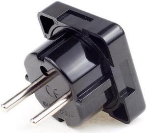 NEON Universal Travel Adapter Europe 2-pin plug Model. any US \ UK to EU 2-Pin Plug. NEO-2EUAD-BLK