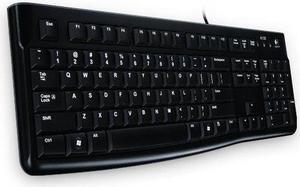 Logitech K120 920-002516 Black USB Wired Standard Keyboard