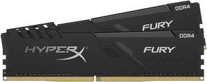 HyperX FURY 32GB (2 x 16GB) 288-Pin DDR4 SDRAM DDR4 2400 (PC4 19200) Desktop Memory Model HX424C15FB3K2/32