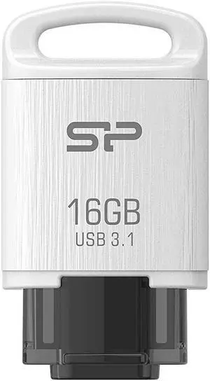 16GB Silicon Power Mobile C10 Android USB3.1 Type-C Flash Drive White