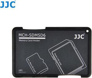 JJC Memory Card Case for 4x microSD + 2x SD Cards - Gray Edition - MCH-SDMSD6