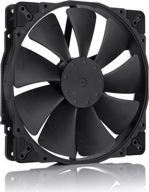 Noctua Chromax Black Swap 200mm 800RPM PWM Computer Case Fan w/Anti-Vibration Pads