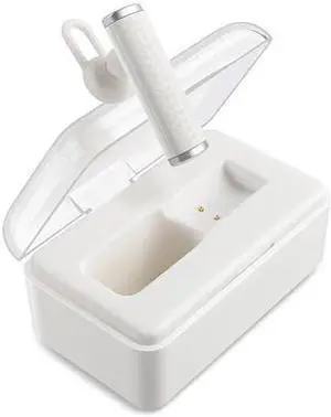 DPRUI wireless headphones with Charging Box Wireless Stereo Earbud Business Earphone Bluetooth headphones for a mobile phone (White)