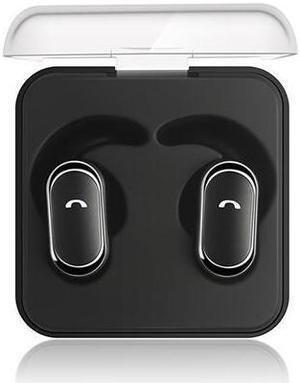 DPRUI tws wireless headphones with Charging Box Wireless Stereo Earbud In-ear Earphone Bluetooth headphones for a mobile phone (Black)