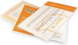 GBC 3200716CF Heat Laminating Pouches,11-1/2x9in,PK100