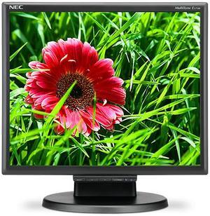 NEC Display MultiSync E171M-BK Black 17” TN Panel, Led Backlight LCD Monitor 5ms 250cd/m2, Height Adjust, Tilt & Swivel, Built-in Speakers, ECO Mode function – Carbon Footprint Meter